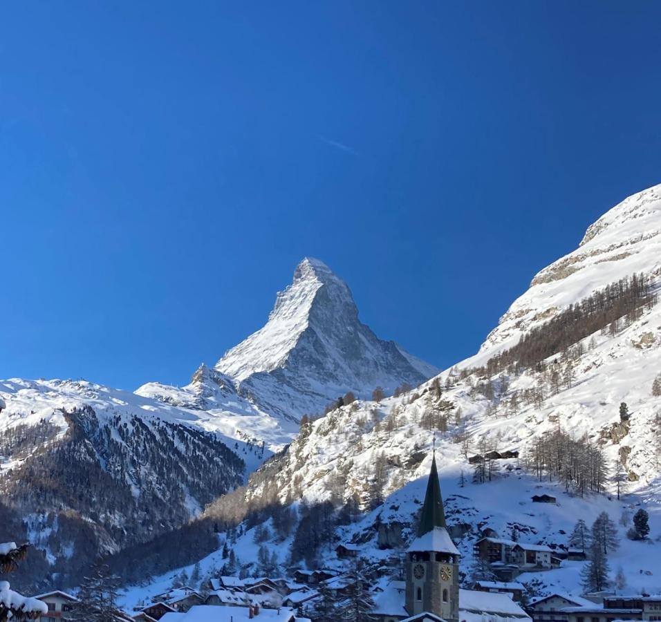 Ascot Penthouse 160 M2 Matterhorn View Lägenhet Zermatt Exteriör bild