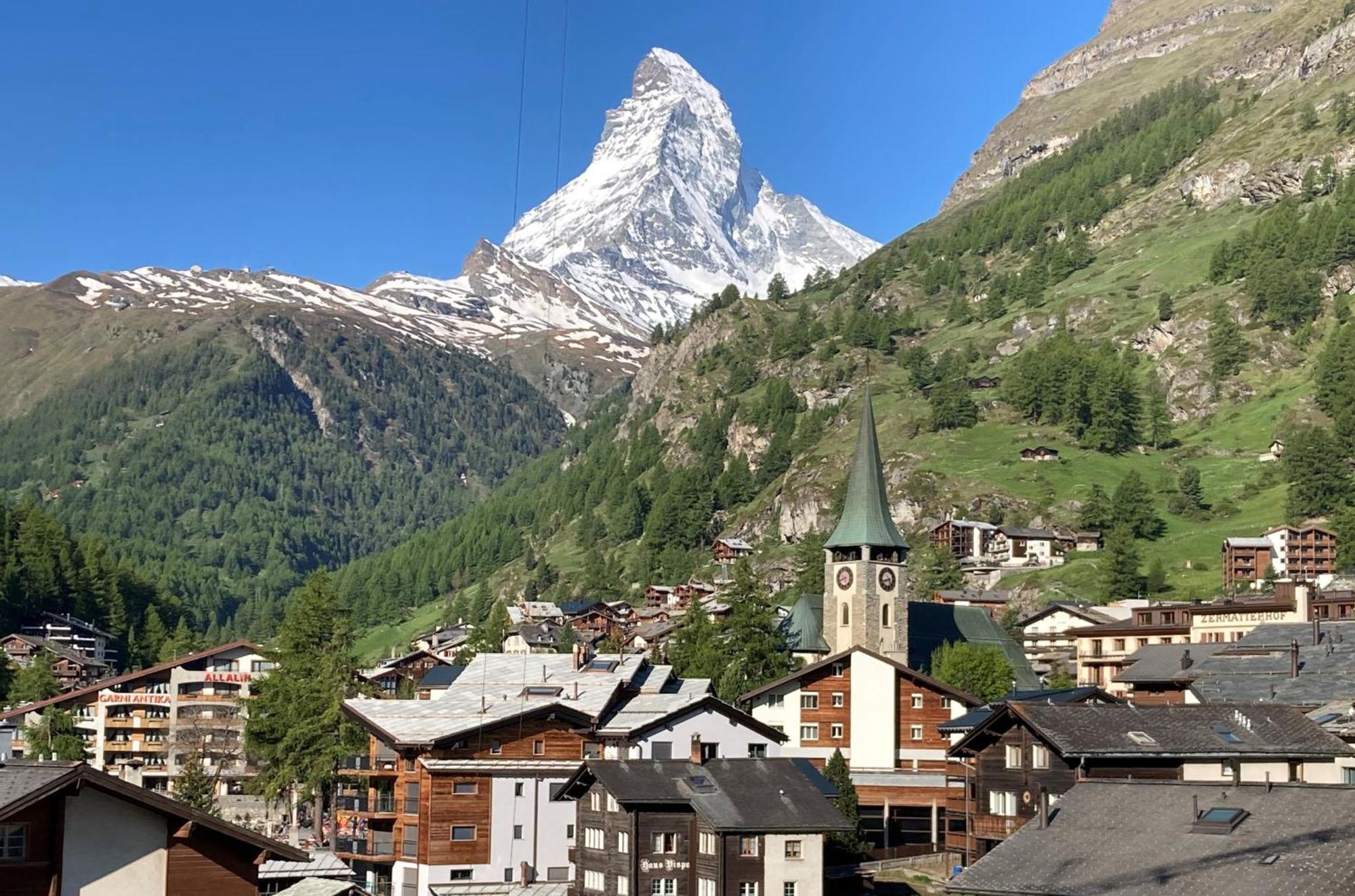 Ascot Penthouse 160 M2 Matterhorn View Lägenhet Zermatt Exteriör bild